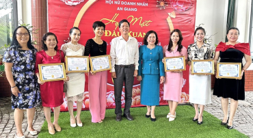 Hội Nữ doanh nhân An Giang họp mặt đầu Xuân Giáp Thìn 2024