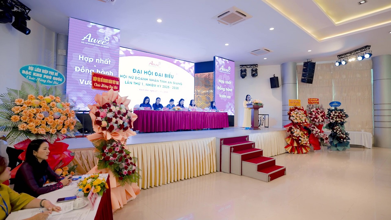 dai hoi nu doanh nhan tinh an giang lan thu i