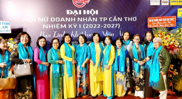 Đoàn Nữ Doanh nhân An Giang tham dự Đại hội Nữ Doanh nhân TP Cần Thơ nhiệm kỳ I (2020 - 2027)